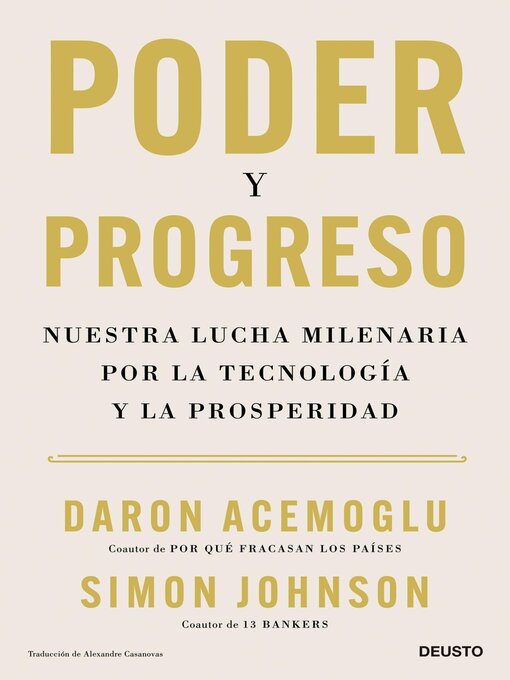 Title details for Poder y progreso by Daron Acemoglu - Available